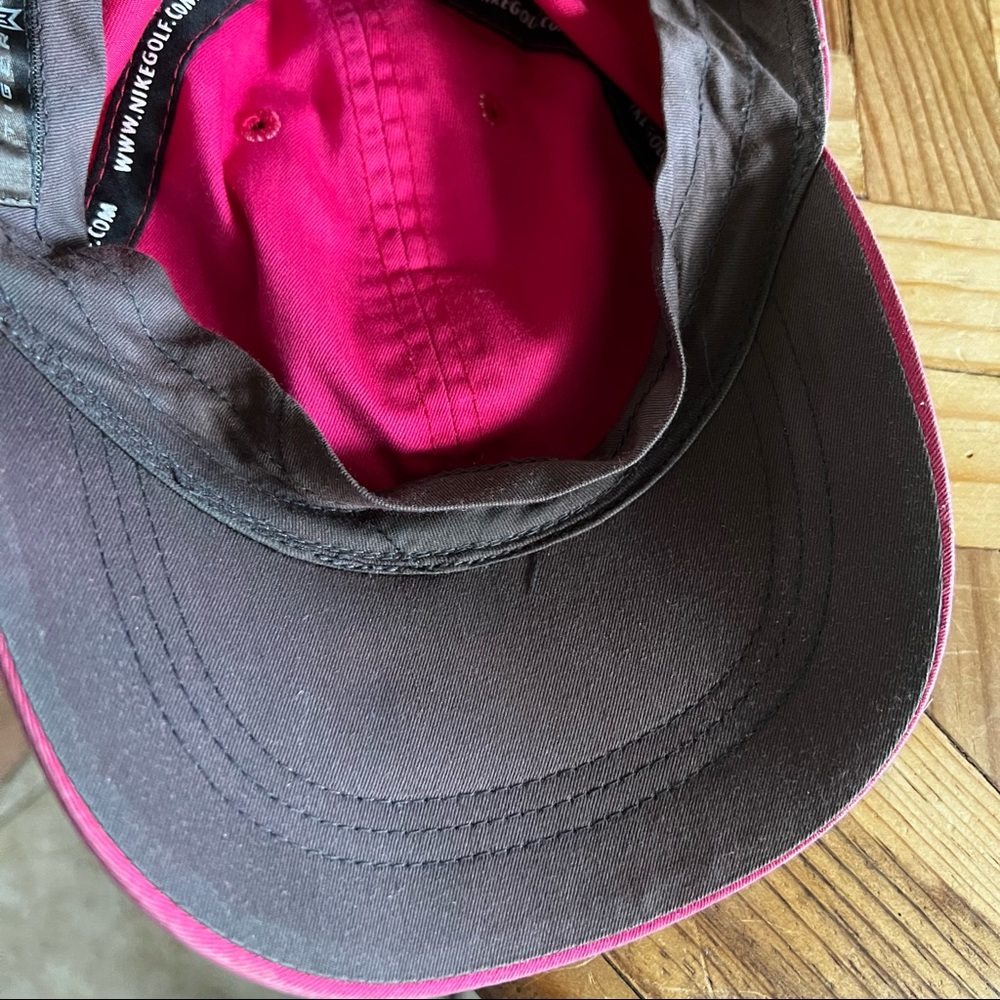 vtg Nike Tiger Woods collection baseball cap hat pink - Picture 4 of 6
